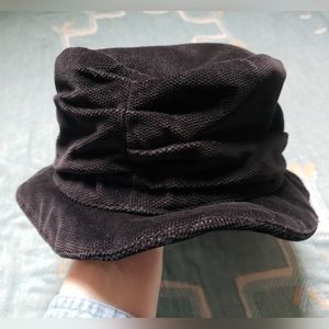 Monika Turtle Studio Black Corduroy Hat
